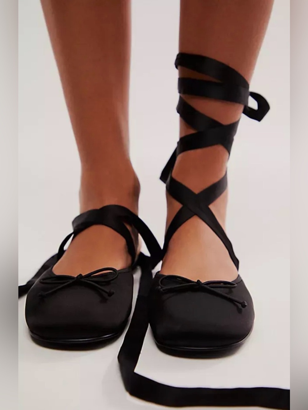 JEFFREY CAMPBELL Free People Simone Wrap Ballet Flats, sz 10